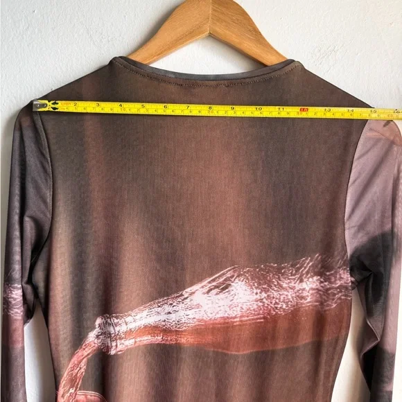 ANOTHER GIRL + LISA SAYS GAH! - Cherry Martini Mesh Midi Dress - Picture 10 of 11